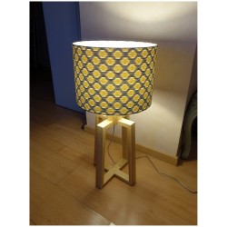 Custom made drum lamp shade