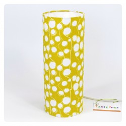 Luminaire "Fleur de coton" (jaune)